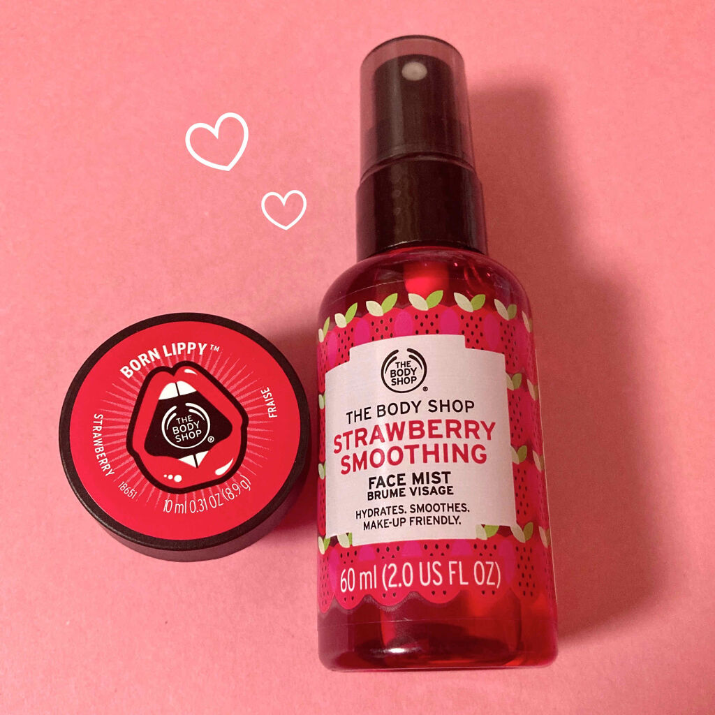 ボーンリッピー リップバーム ストロベリー/THE BODY SHOP/リップバームを使ったクチコミ（1枚目）