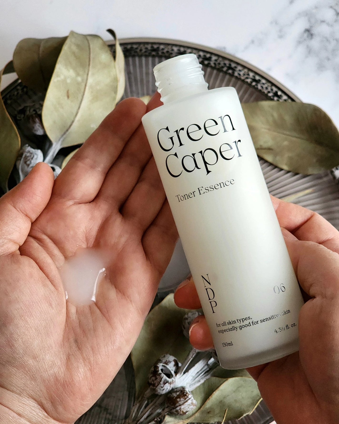 Green Caper Toner Essence/NATURAL DERMA PROJECT/化粧水を使ったクチコミ(2枚目)