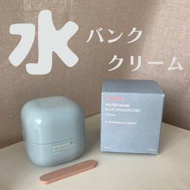 ウォーターバンク クリーム （混合肌・オイリー肌用）/LANEIGE/フェイスクリームを使ったクチコミ（1枚目）