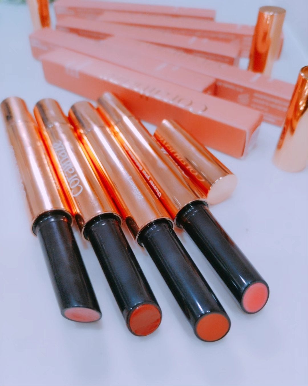 ボリューマイジングフォンデュリップ/Coralhaze/口紅を使ったクチコミ(4枚目)