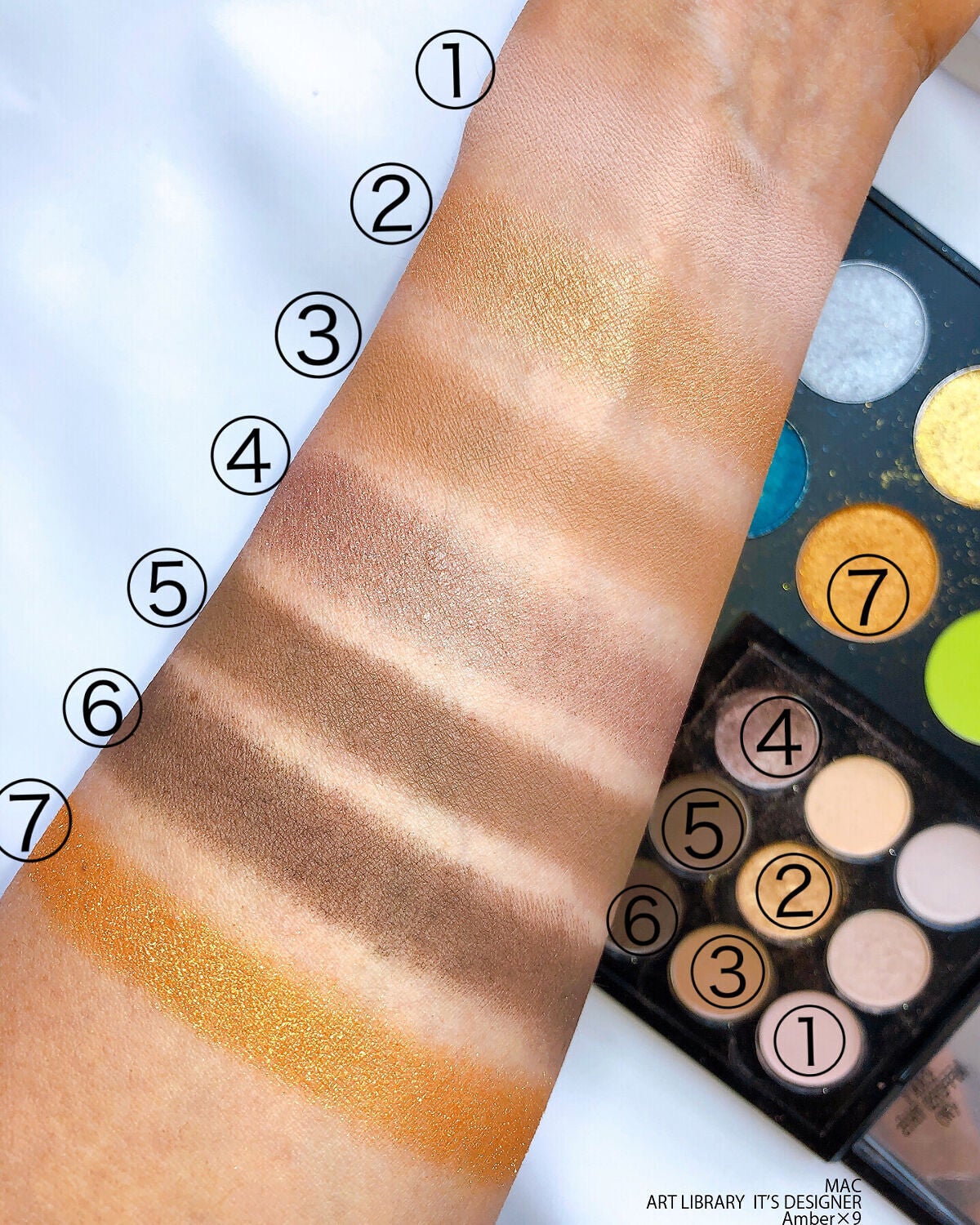 スモール アイシャドウ×9/M・A・C/アイシャドウパレットを使ったクチコミ(8枚目)