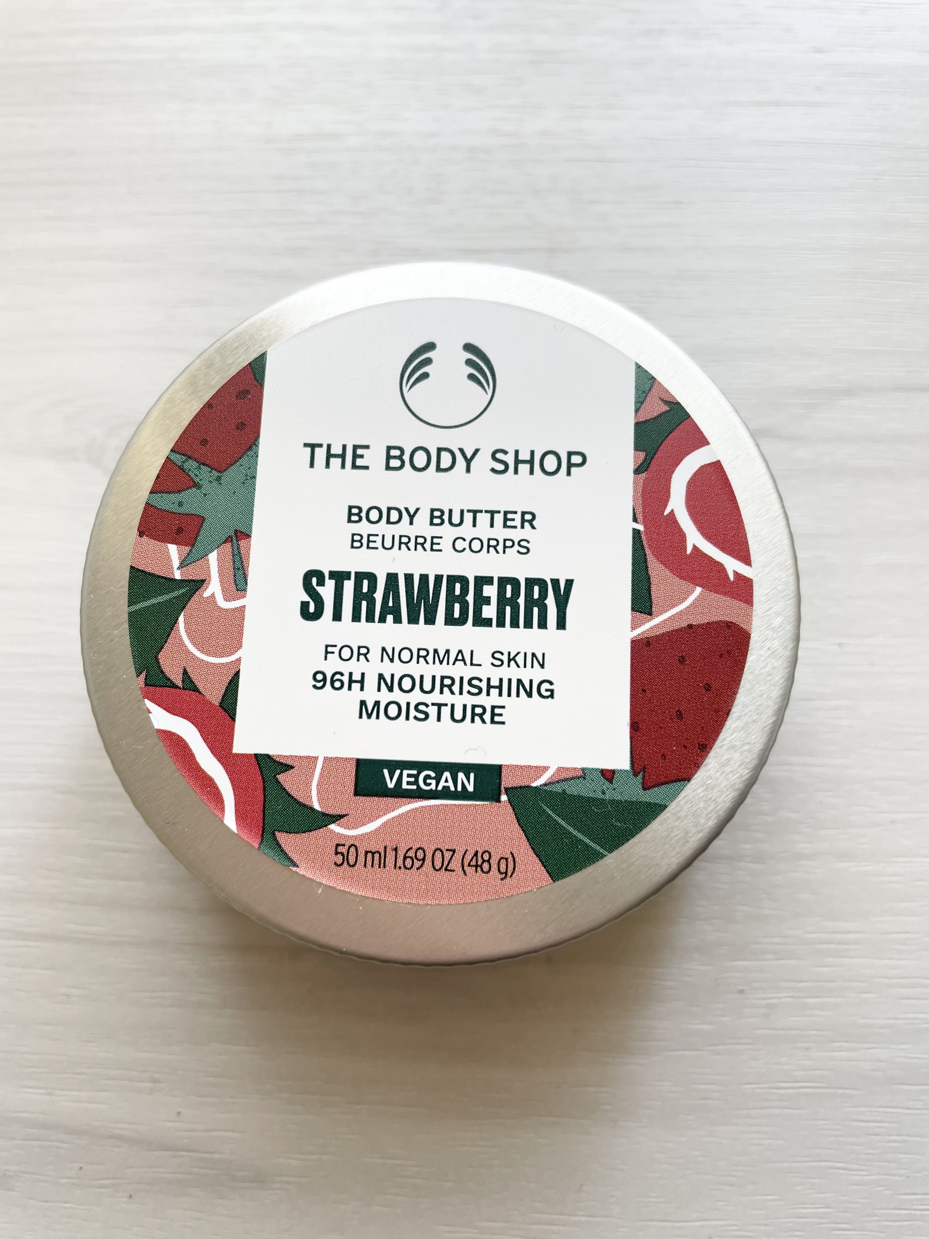 ボディバター ストロベリー/THE BODY SHOP/ボディクリームを使ったクチコミ（1枚目）