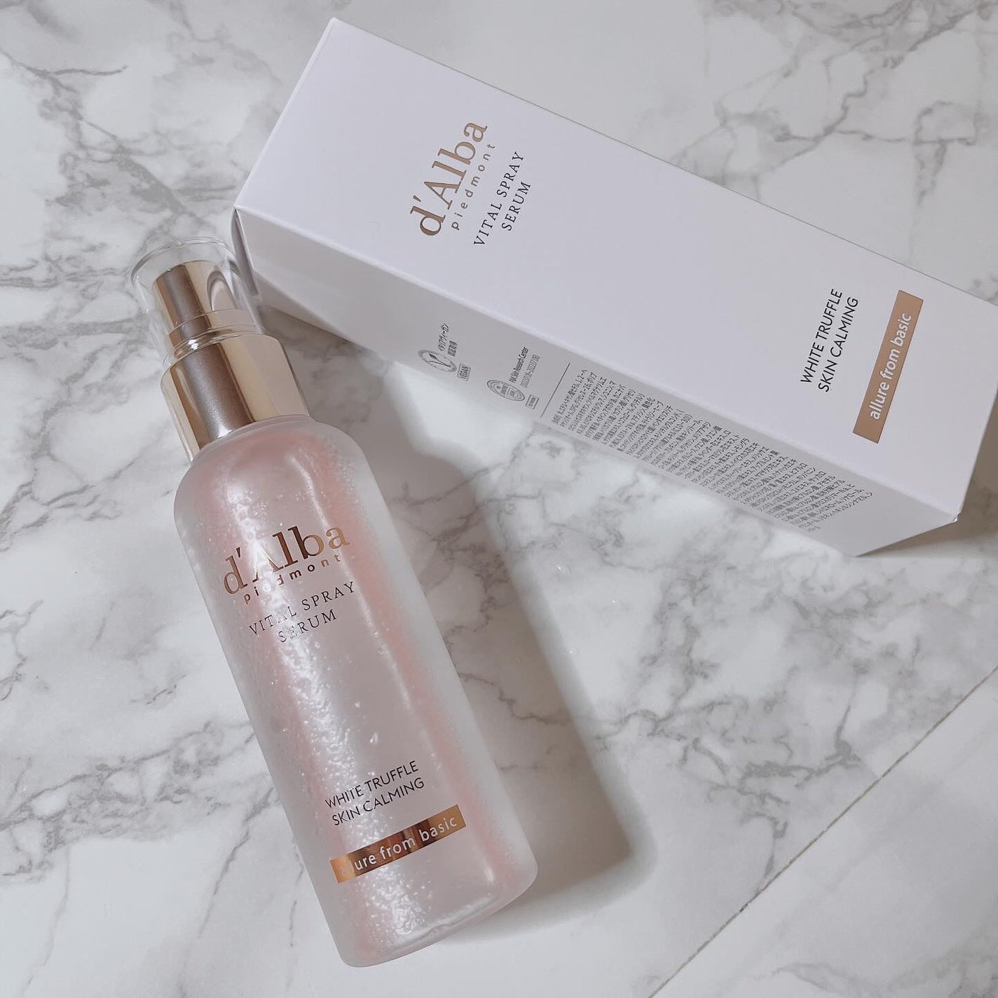 ダルバ ホワイトトリュフバイタルスプレーセラム/ダルバ/ミスト状化粧水を使ったクチコミ(1枚目)