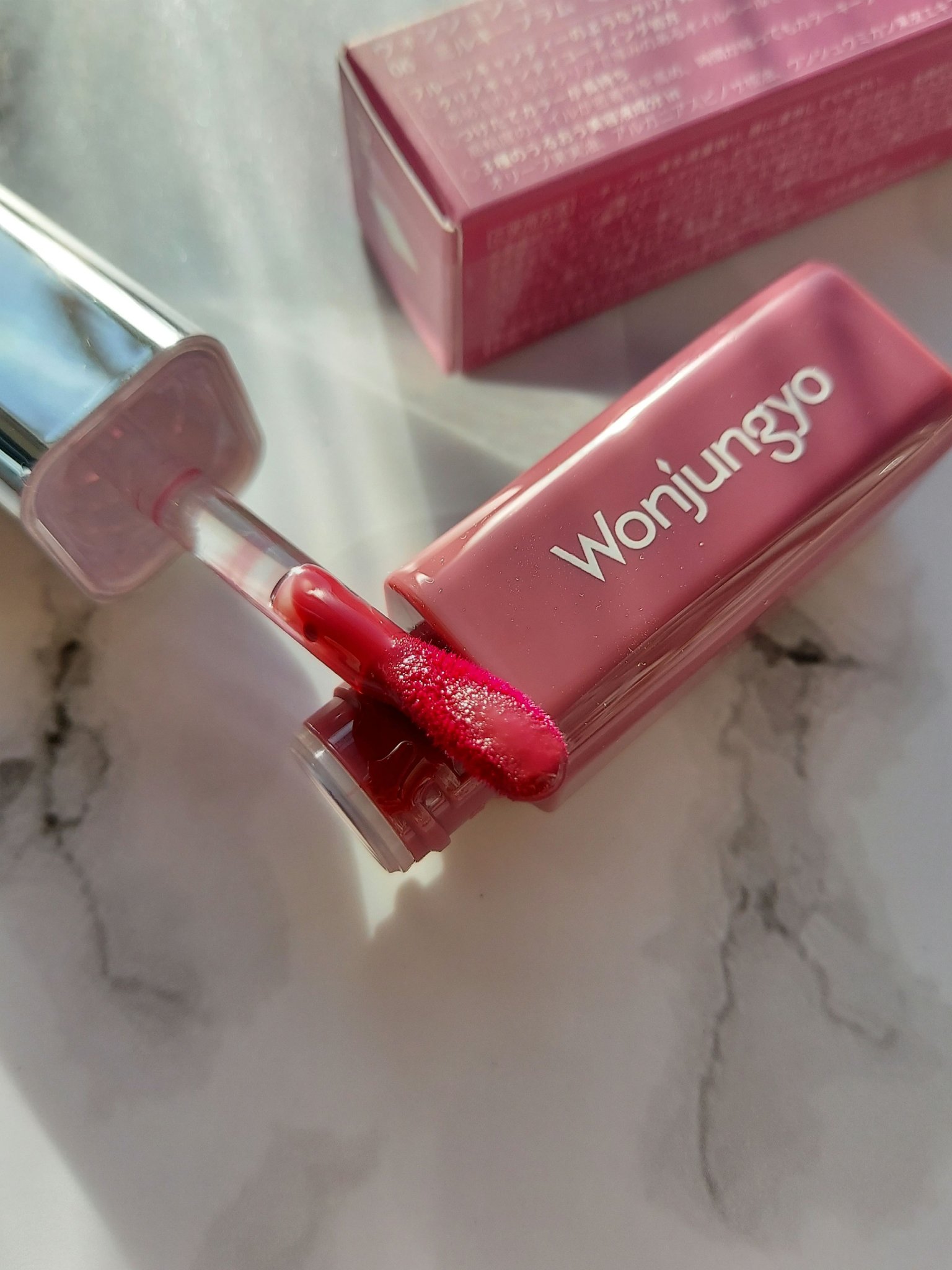 ウォンジョンヨ　キャンディーグロウティント 06 ミルキープラム/Wonjungyo/リップティントを使ったクチコミ（1枚目）