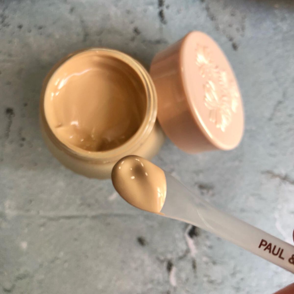 フォンダン クリーム ファンデーション 102/PAUL & JOE BEAUTE/クリーム・エマルジョンファンデーションを使ったクチコミ（3枚目）