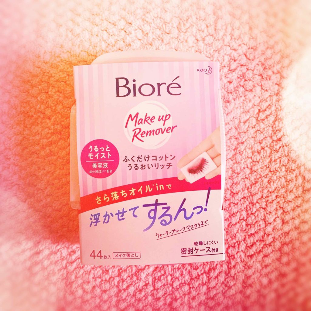 ふくだけコットン うるおいリッチ うるっとモイスト/ビオレ/クレンジングシートを使ったクチコミ(2枚目)