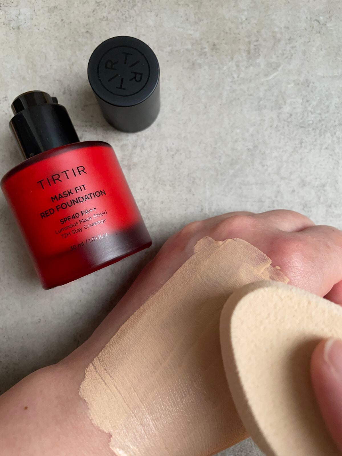 マスクフィットレッドファンデーション/TIRTIR(ティルティル)/リキッドファンデーションを使ったクチコミ(7枚目)