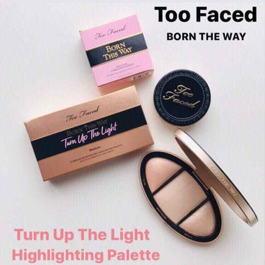 ボーン ディス ウェイ ターン アップ ザ ライト ハイライティング パレット/Too Faced/プレストパウダーを使ったクチコミ（1枚目）