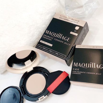 ドラマティッククッションジェリー/マキアージュ/クッションファンデーションを使ったクチコミ(2枚目)