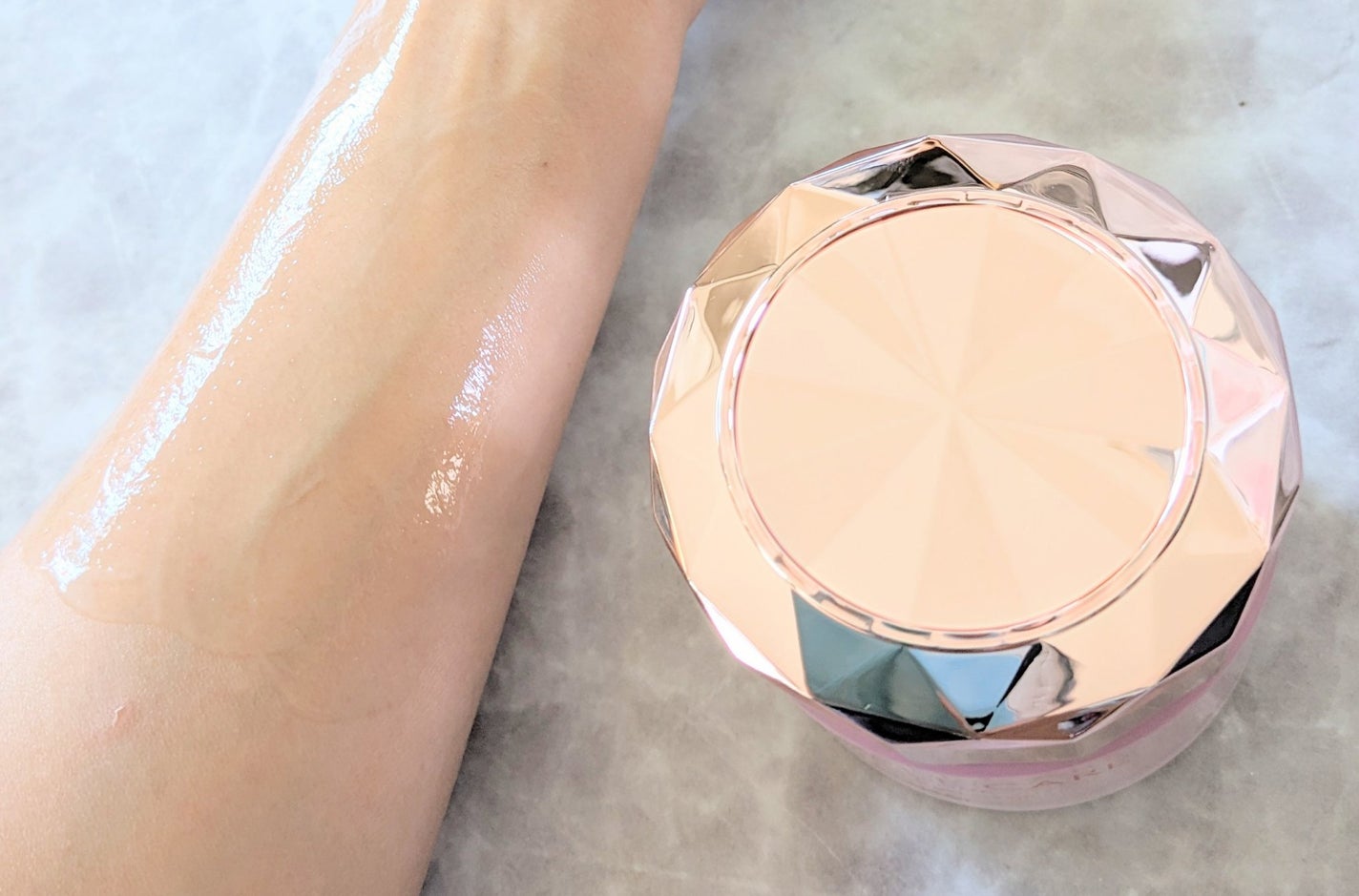 リンクルケア ホワイト モイストジェルクリーム/グレイスワン/オールインワン化粧品を使ったクチコミ(4枚目)