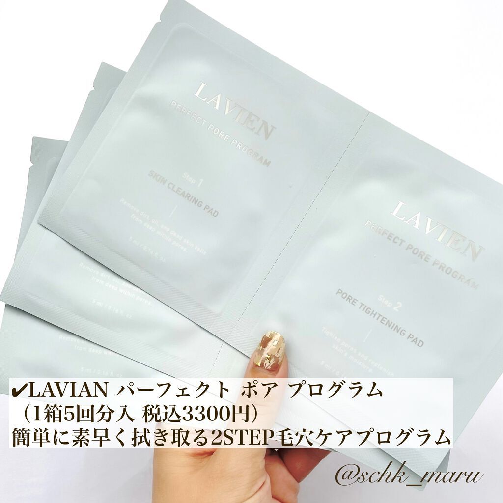 パーフェクト ポア プログラム/LAVIEN/その他スキンケアを使ったクチコミ（2枚目）