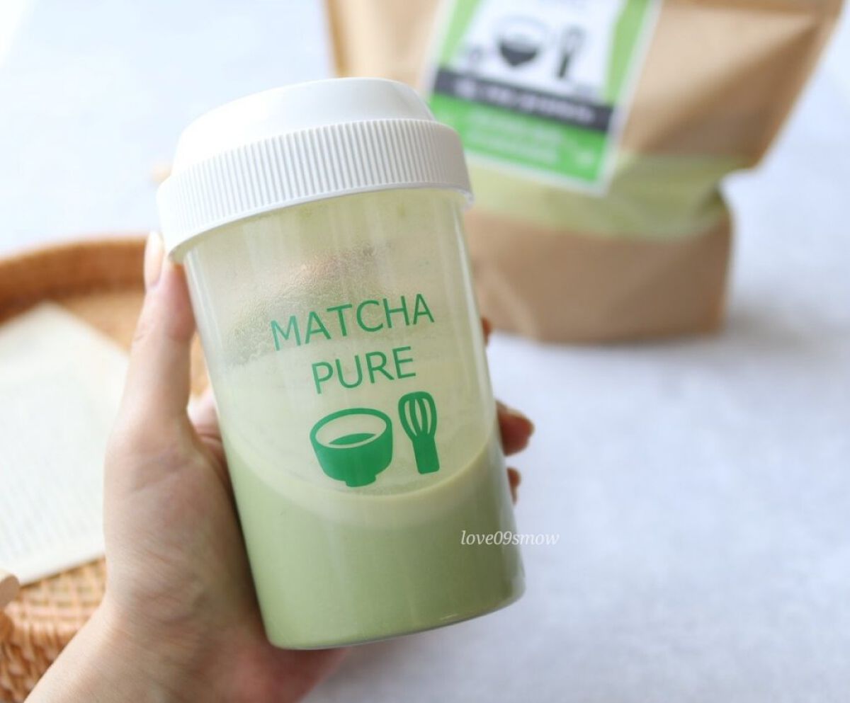 MATCHA PURE（プロテインパウダー）/ピュアパートナー/ソイプロテインを使ったクチコミ（2枚目）