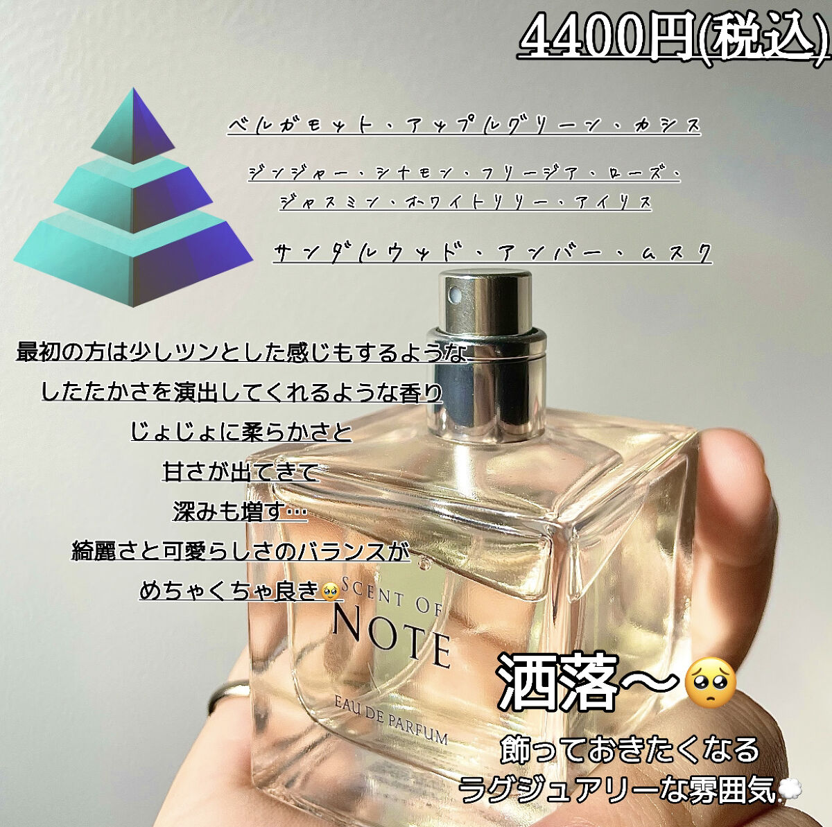 SCENT OF NOTEオードパルファム/SCENT OF NOTE/香水(その他)を使ったクチコミ（2枚目）