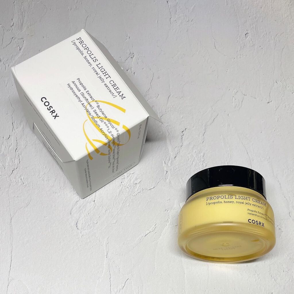 フルフィットプロポリスライトクリーム/COSRX/フェイスクリームを使ったクチコミ（2枚目）