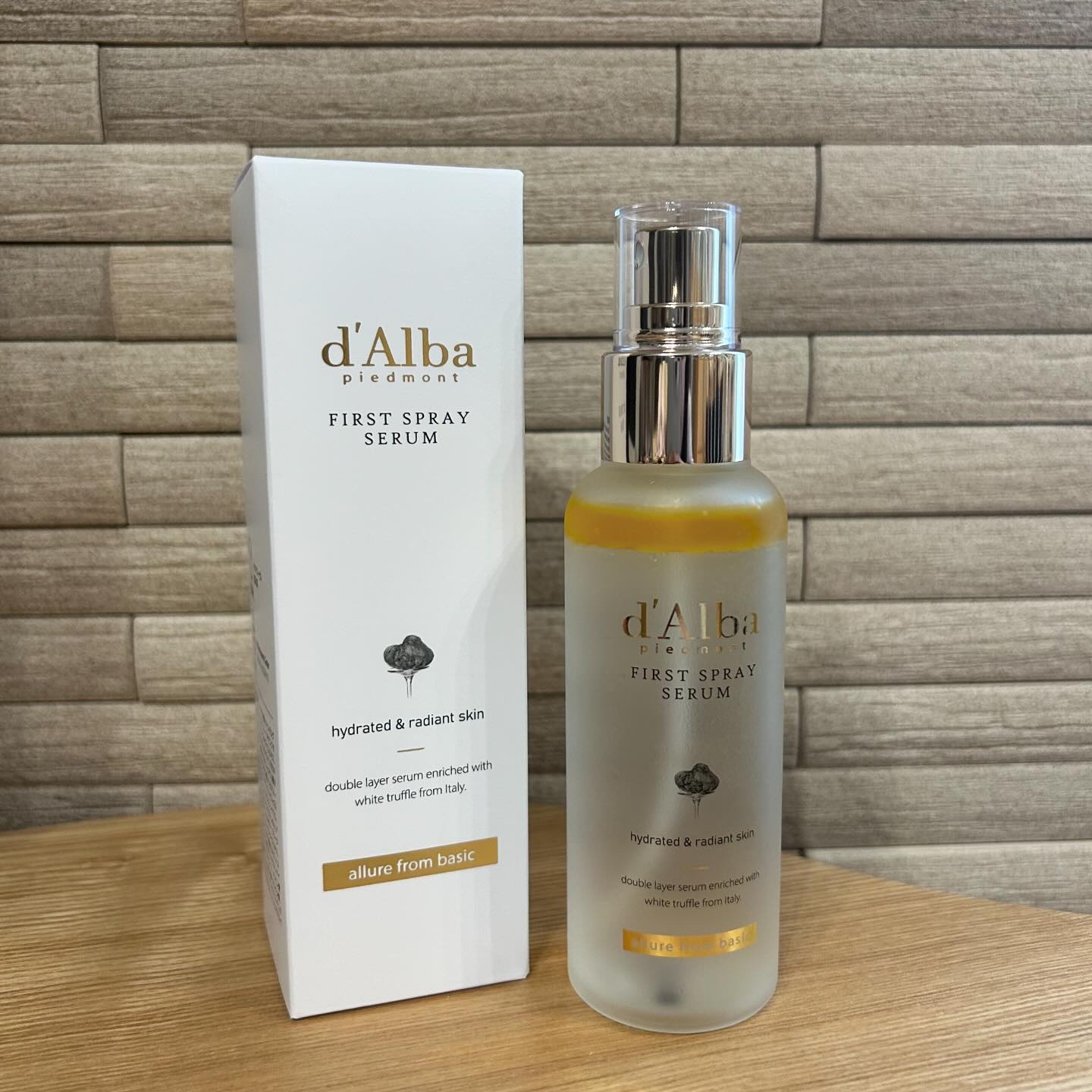 ダルバ ホワイトトリュフファーストスプレーセラム/ダルバ/ミスト状化粧水を使ったクチコミ（1枚目）