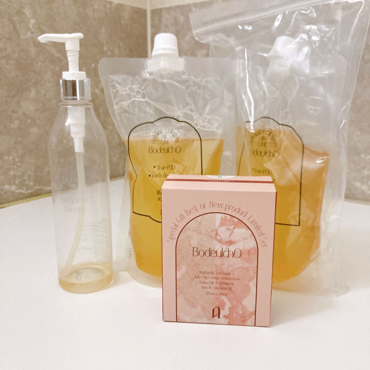 ナチュラルコラーゲンオールインワンシャンプー/AMIOK/シャンプー・コンディショナーを使ったクチコミ（2枚目）