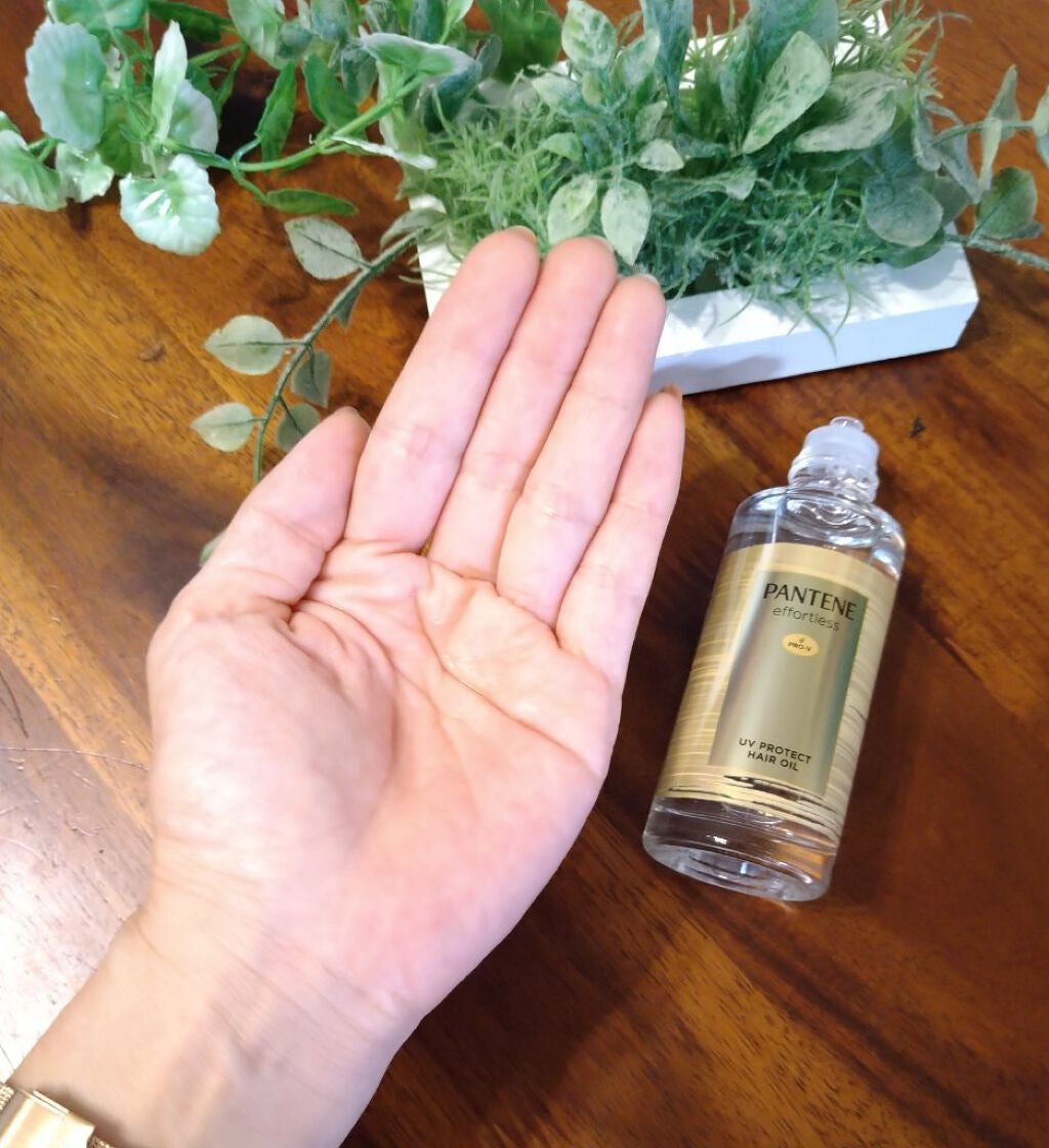 UVカット ヘアオイル/パンテーン/ヘアオイルを使ったクチコミ(2枚目)