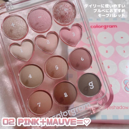 目元チュートリアルアイパレット/Colorgram/アイシャドウパレットを使ったクチコミ(5枚目)