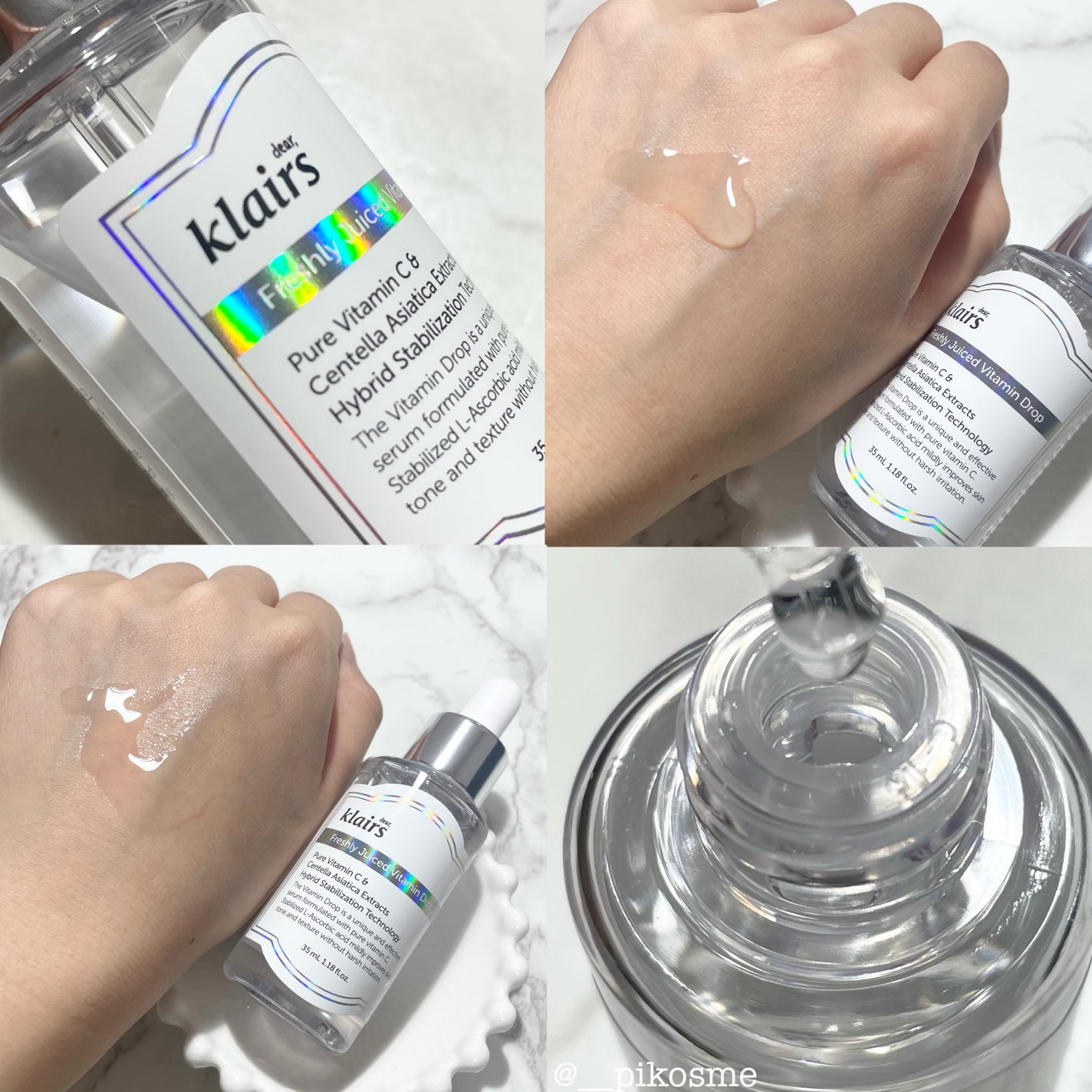 フレッシュリージュースドビタミンドロップ(35ml)/Klairs/美容液を使ったクチコミ(2枚目)