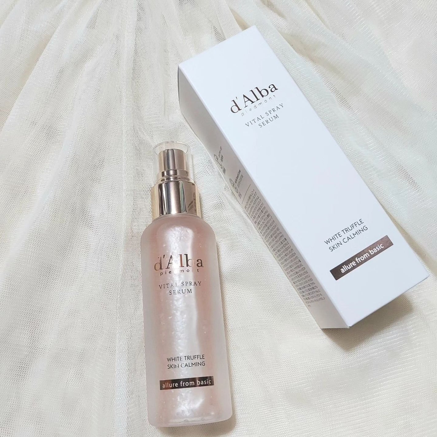 ダルバ ホワイトトリュフバイタルスプレーセラム/ダルバ/ミスト状化粧水を使ったクチコミ(4枚目)