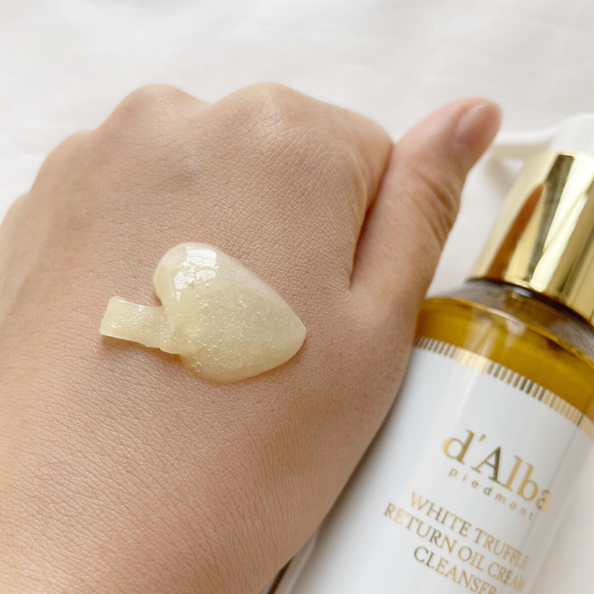 ホワイトトリュフリターンオイルクリームクレンザー/ダルバ/クレンジングを使ったクチコミ(3枚目)