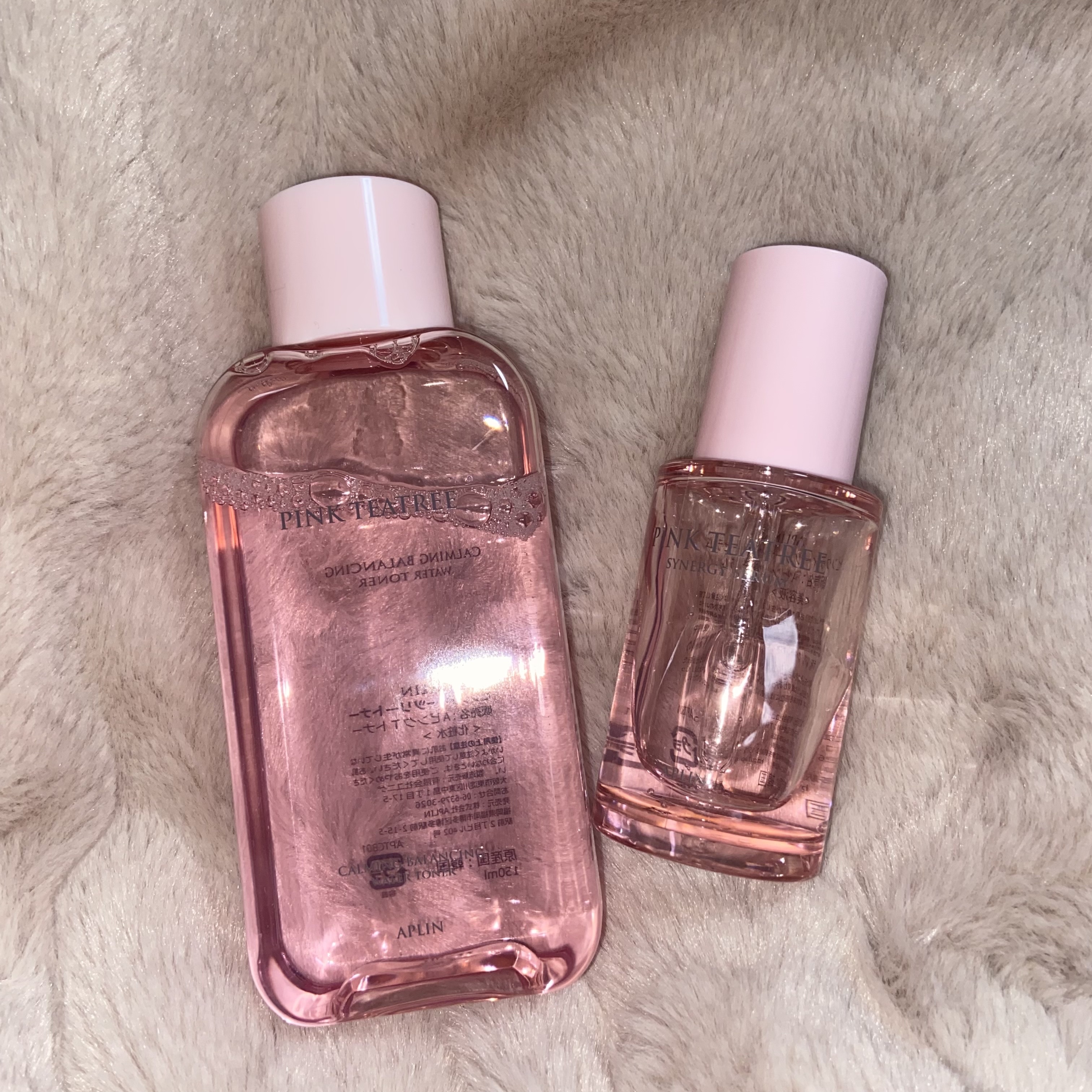 ピンクティーツリーシナジーセラム/APLIN/美容液を使ったクチコミ（1枚目）