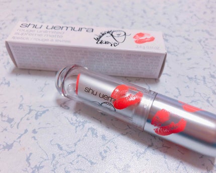 ルージュ アンリミテッド マット/shu uemura/口紅を使ったクチコミ(1枚目)