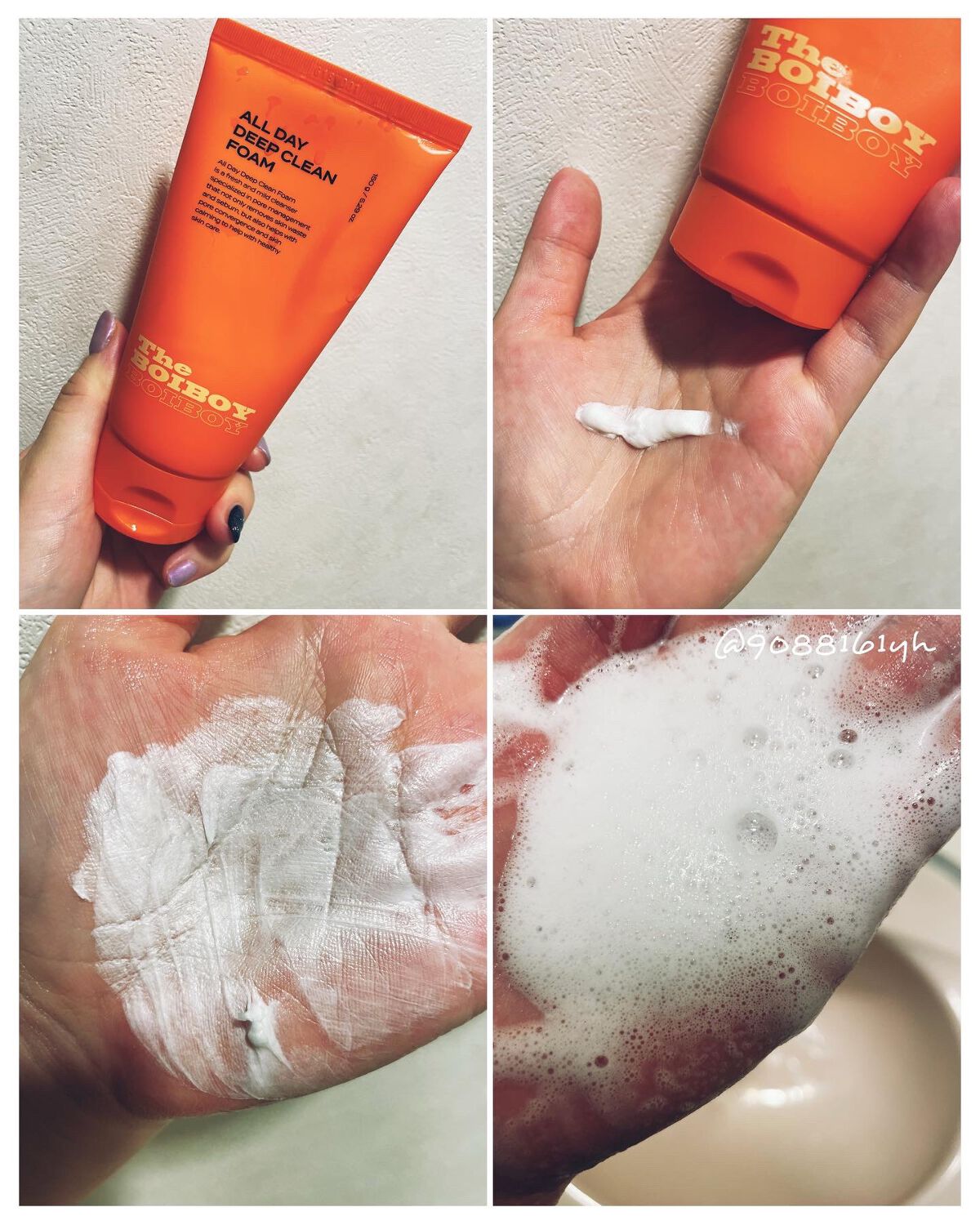 オールデイ ディープクリーンフォーム/TheBOIBOY/洗顔フォームを使ったクチコミ（3枚目）