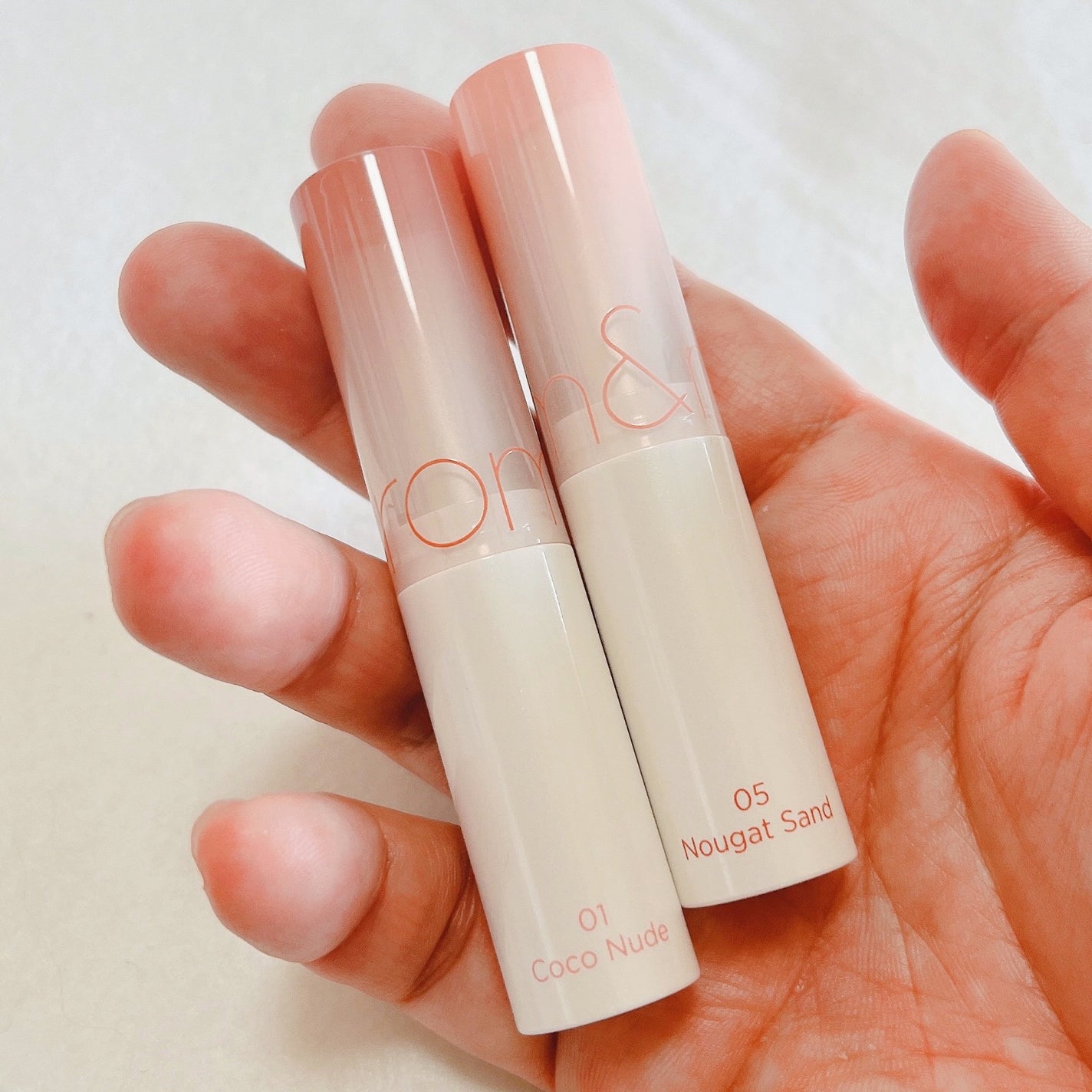 グラスティングメルティングバーム/rom&nd/リップバームを使ったクチコミ(5枚目)