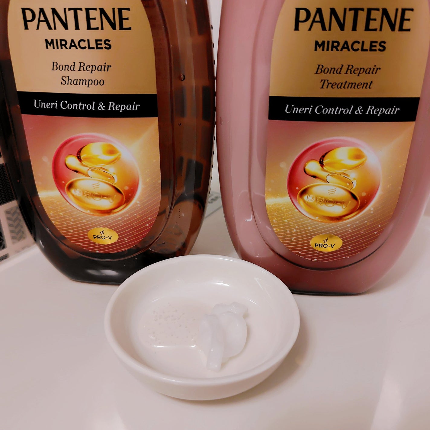 ミラクルズ うねりコントロール&リペア ボンドリペア シャンプー/トリートメント/パンテーン/市販シャンプーを使ったクチコミ(3枚目)