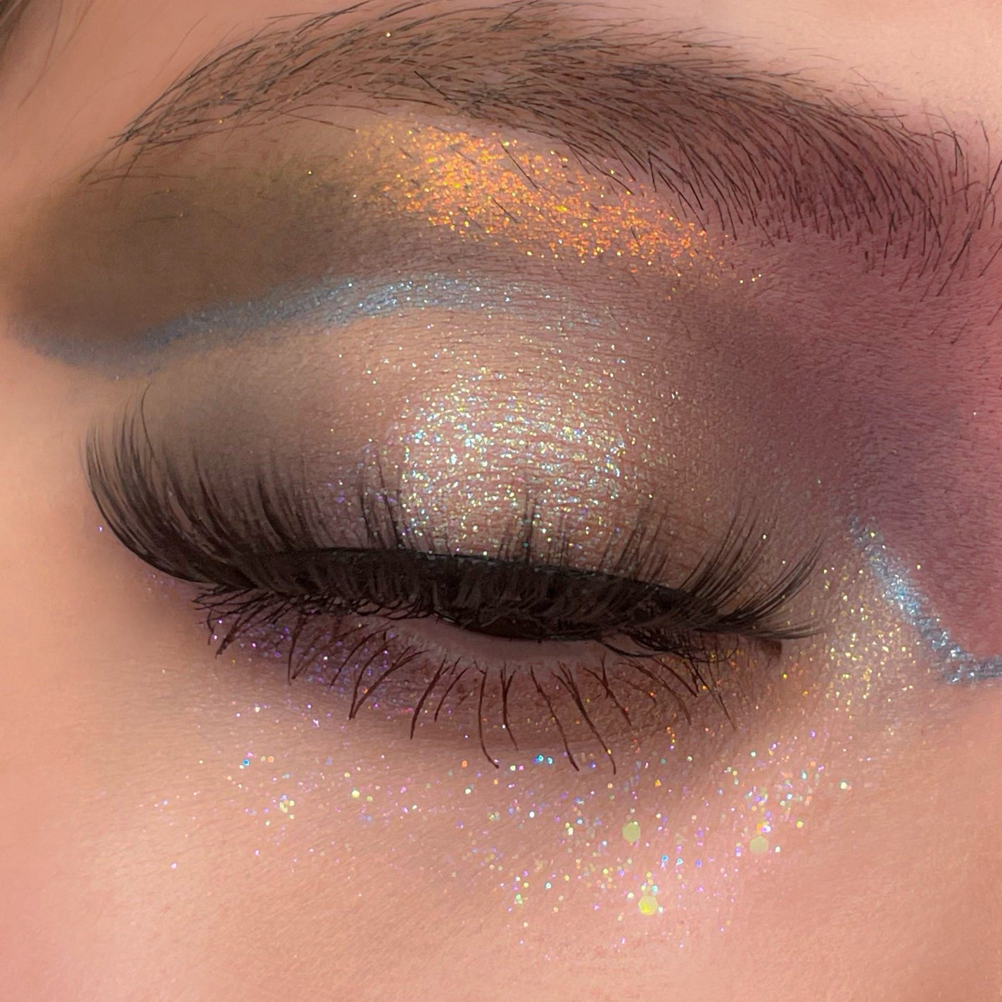グリッターアイシャドウ/Dear.A/グリッターを使ったクチコミ(3枚目)