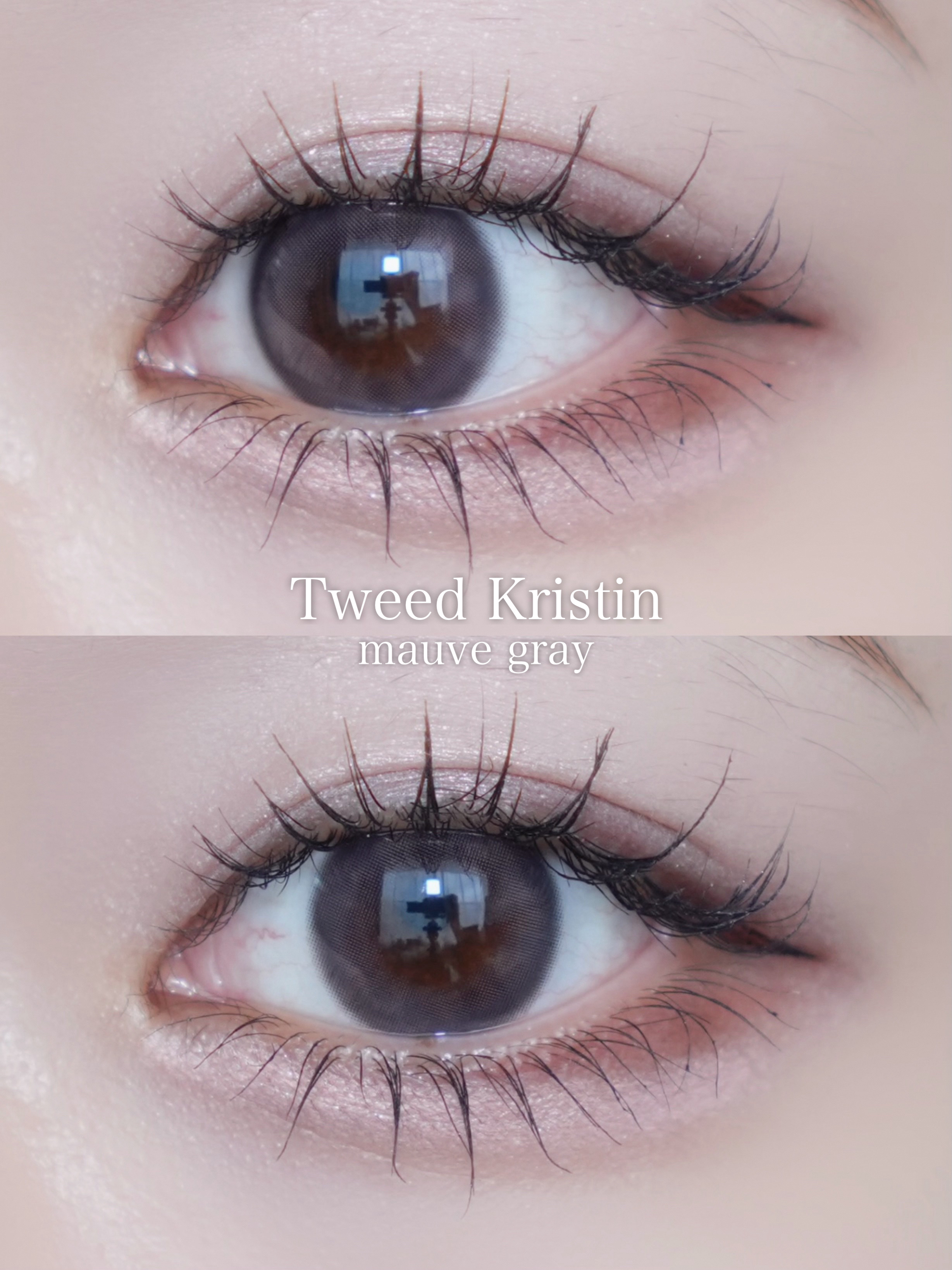 Tweed Kristin 1month/Hapa kristin/１ヶ月（１MONTH）カラコンを使ったクチコミ（2枚目）