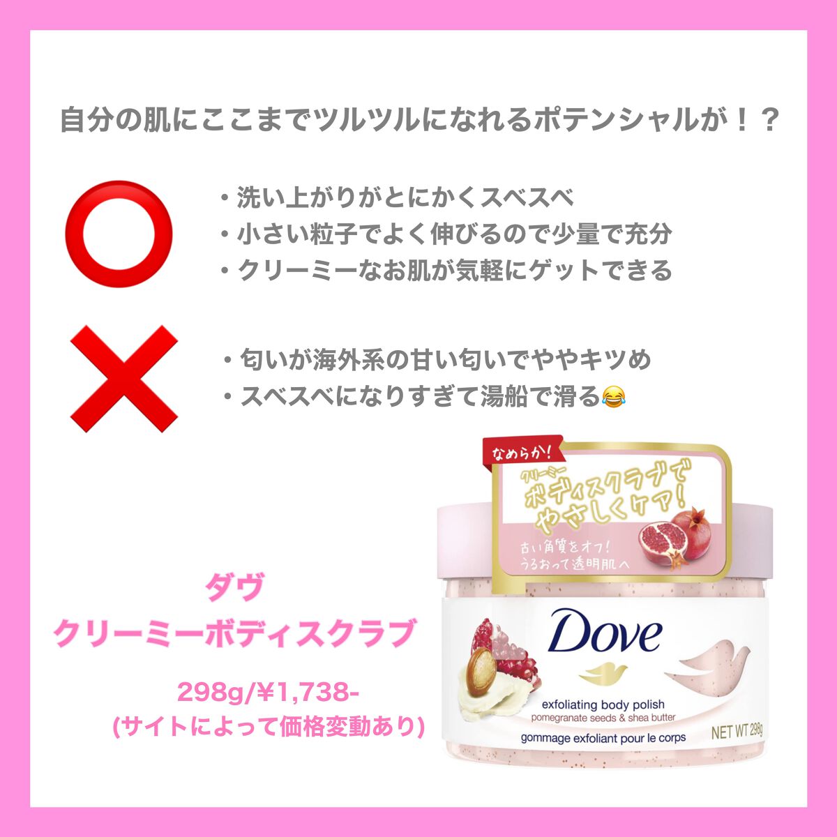 クナイプ シュガースクラブ カメリア&アルガン/クナイプ/ボディスクラブを使ったクチコミ(3枚目)