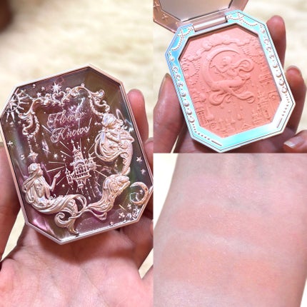 月光人魚 ジュエリーチークブラッシュ/FlowerKnows/パウダーチークを使ったクチコミ(4枚目)