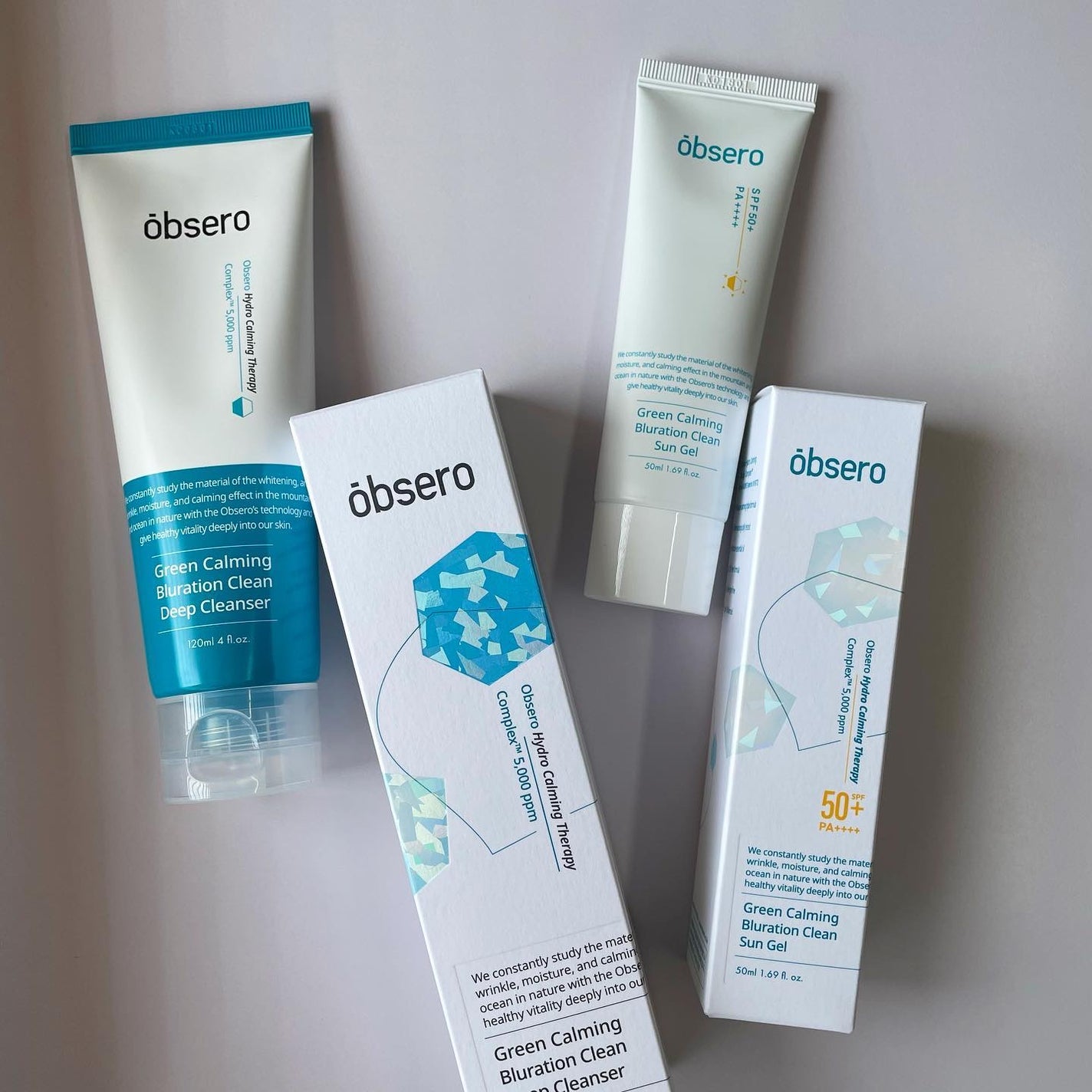 グリーンカーミングブルーレーションクリーンディープクレンザー/obsero/洗顔フォームを使ったクチコミ(1枚目)