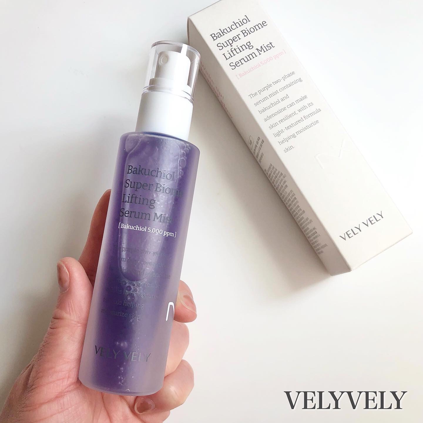 バクチオールスーパーバイオームリフティングセラムミスト/VELY VELY/ミスト状化粧水を使ったクチコミ（1枚目）