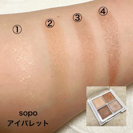 スキニーリッチシャドウ/excel/アイシャドウパレットを使ったクチコミ(6枚目)