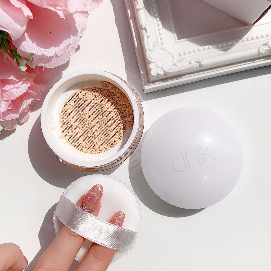 シルクフェイスパウダー/UNIK/ルースパウダーを使ったクチコミ(3枚目)