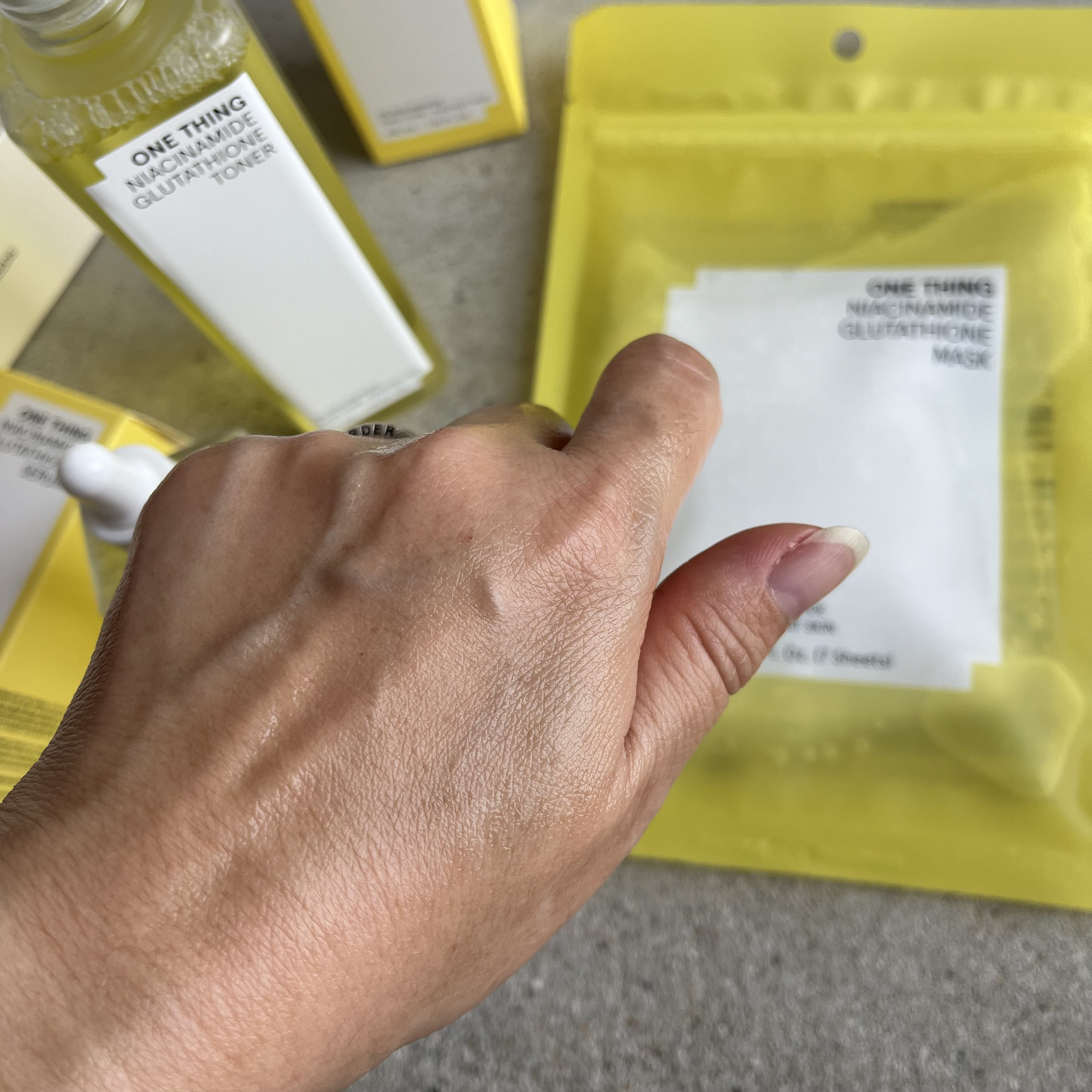ナイアシンアミドグルタチオントナー/ONE THING/化粧水を使ったクチコミ（3枚目）