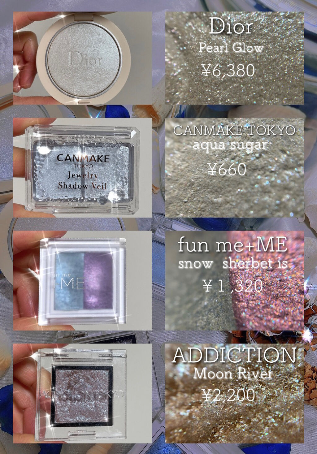 ジュエリーシャドウベール/キャンメイク/アイシャドウパレットを使ったクチコミ（2枚目）