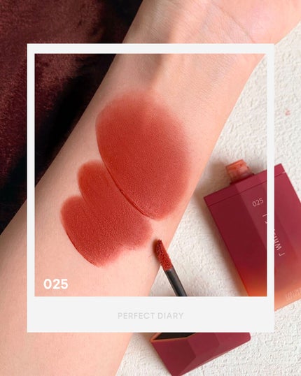 READ ME ベルベットマット リップティント赤狐限定/PERFECT DIARY/リップティントを使ったクチコミ(2枚目)