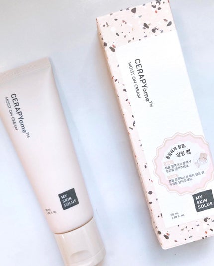 CERAPYome Moist On Cream/my skin solus/フェイスクリームを使ったクチコミ(1枚目)