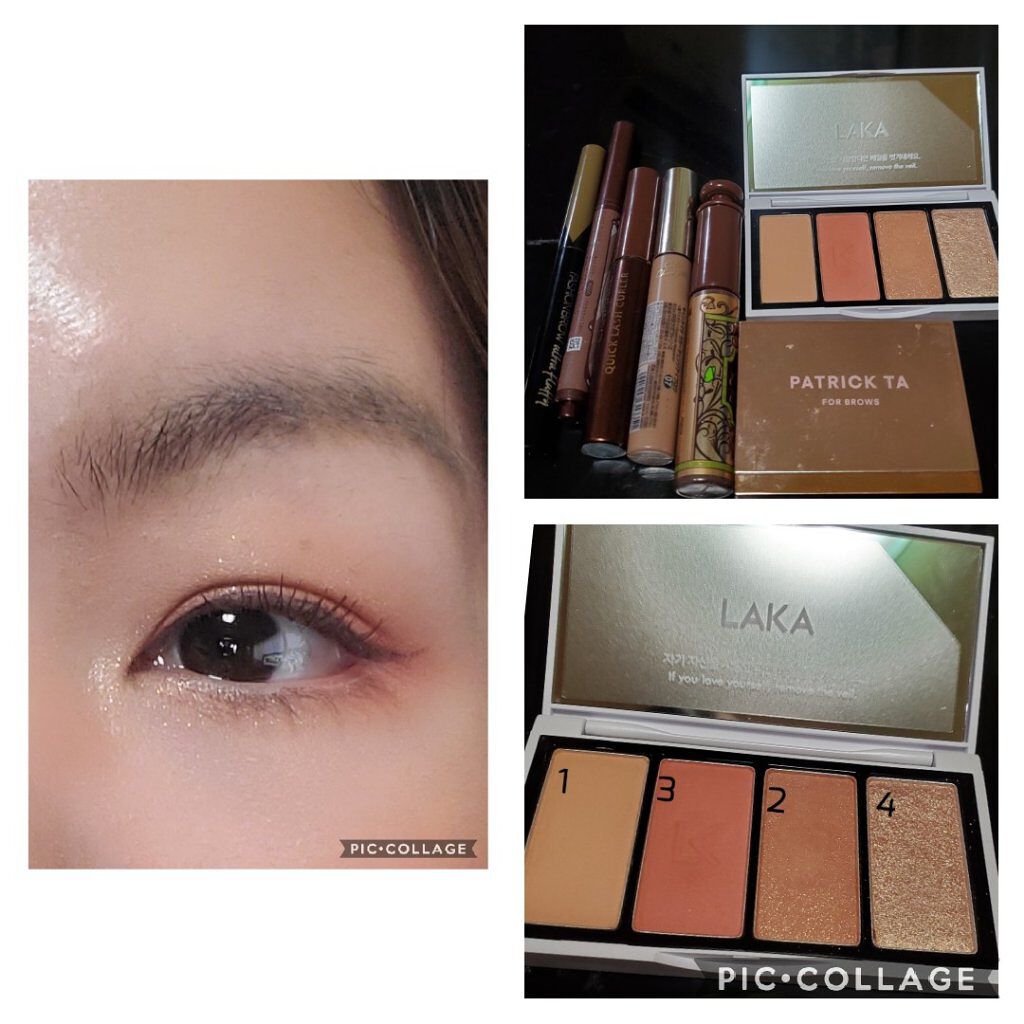 ジャストアイパレット/Laka/アイシャドウパレットを使ったクチコミ(3枚目)