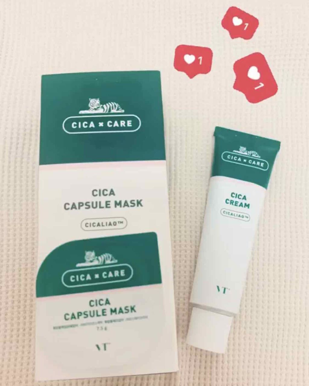 CICA カプセルマスク/VT/洗い流すパック・マスクを使ったクチコミ（1枚目）