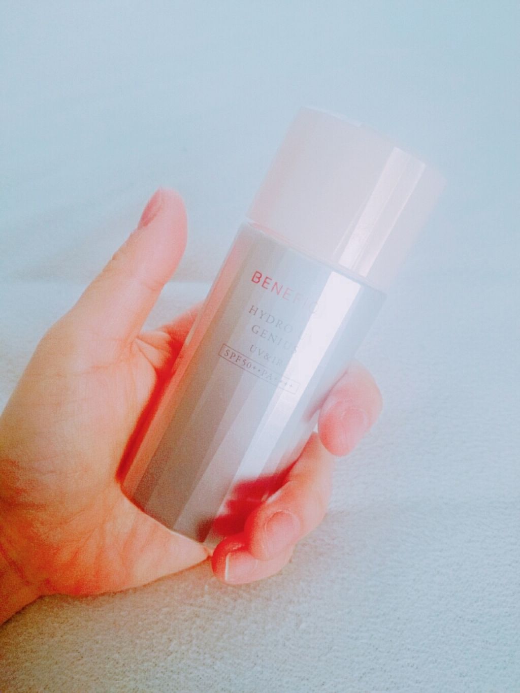 ハイドロＵＶジーニアス（ＵＶ＆ＩＲ）/BENEFIQUE/日焼け止めローションを使ったクチコミ（1枚目）