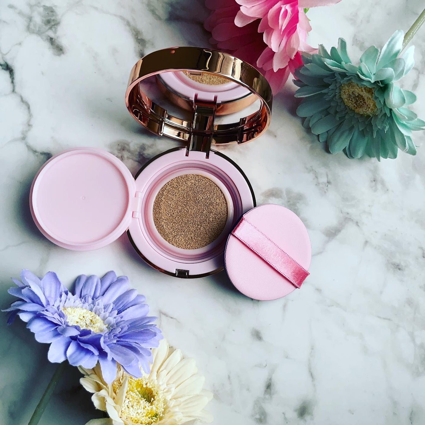 ピンクティーツリーカバーアップグロウクッション/APLIN/クッションファンデーションを使ったクチコミ(9枚目)