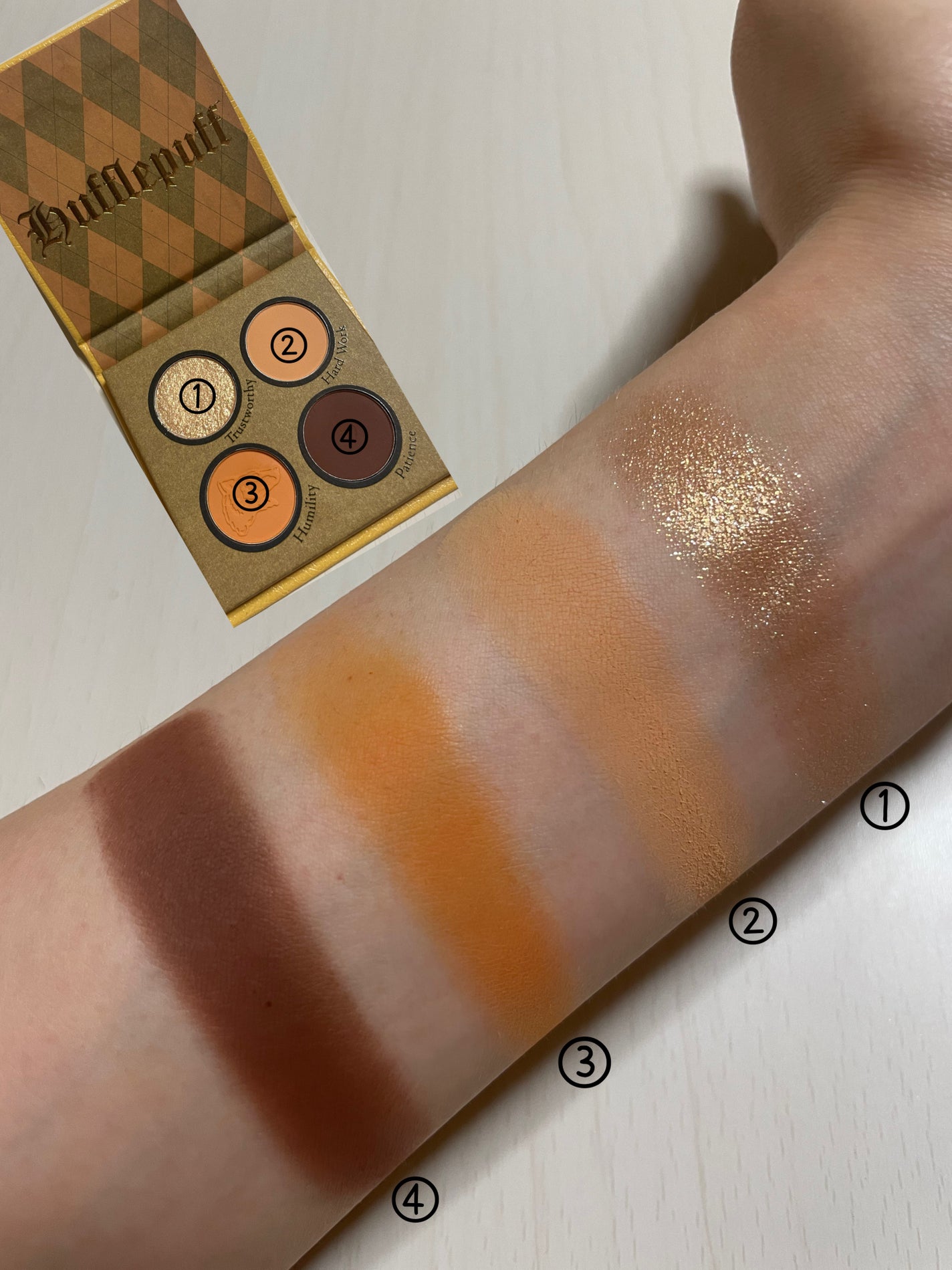 ハリーポッター ホグワーツの家パレット/SHEGLAM/アイシャドウパレットを使ったクチコミ(3枚目)