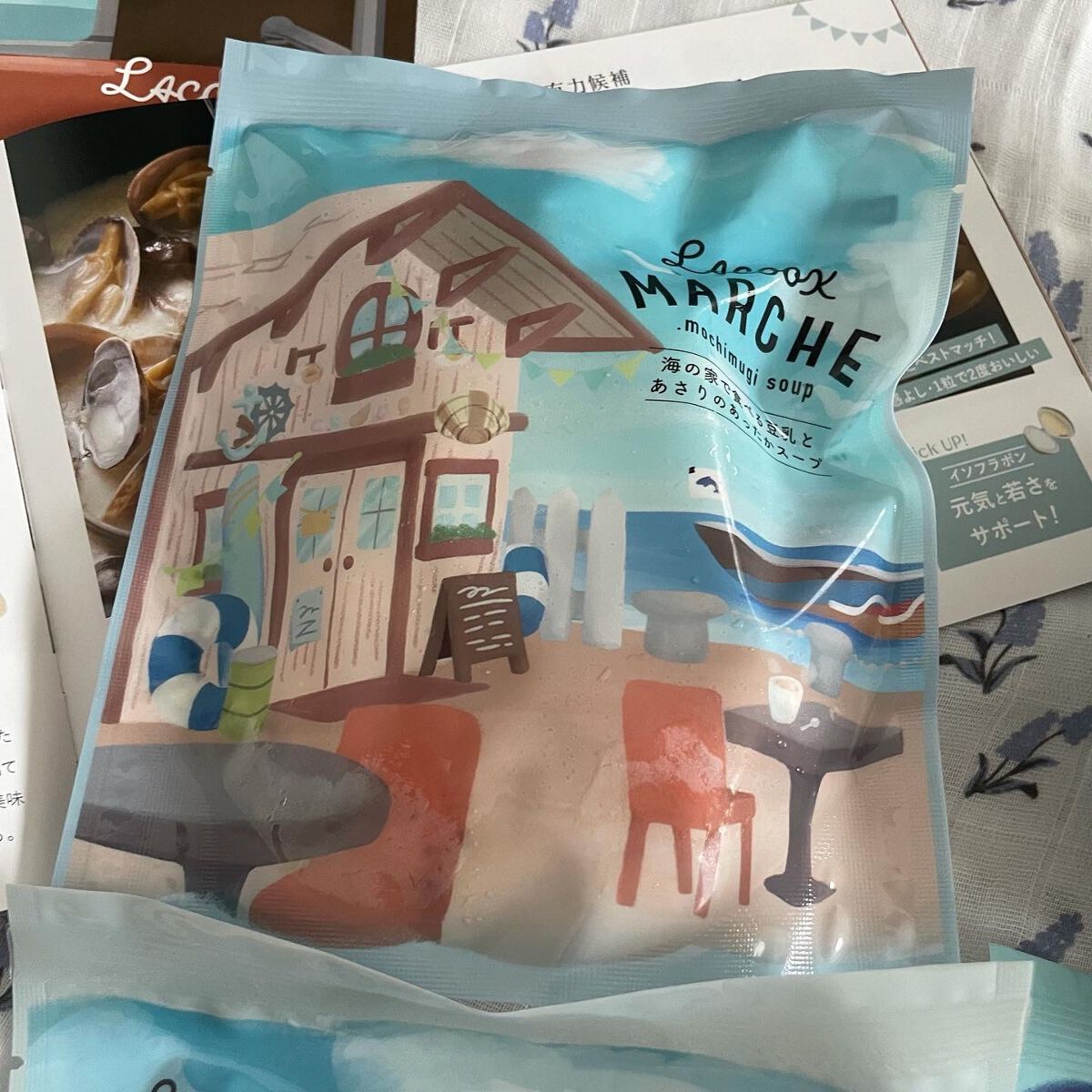 もち麦スープ/ラコックマルシェ/低糖質食品を使ったクチコミ(6枚目)