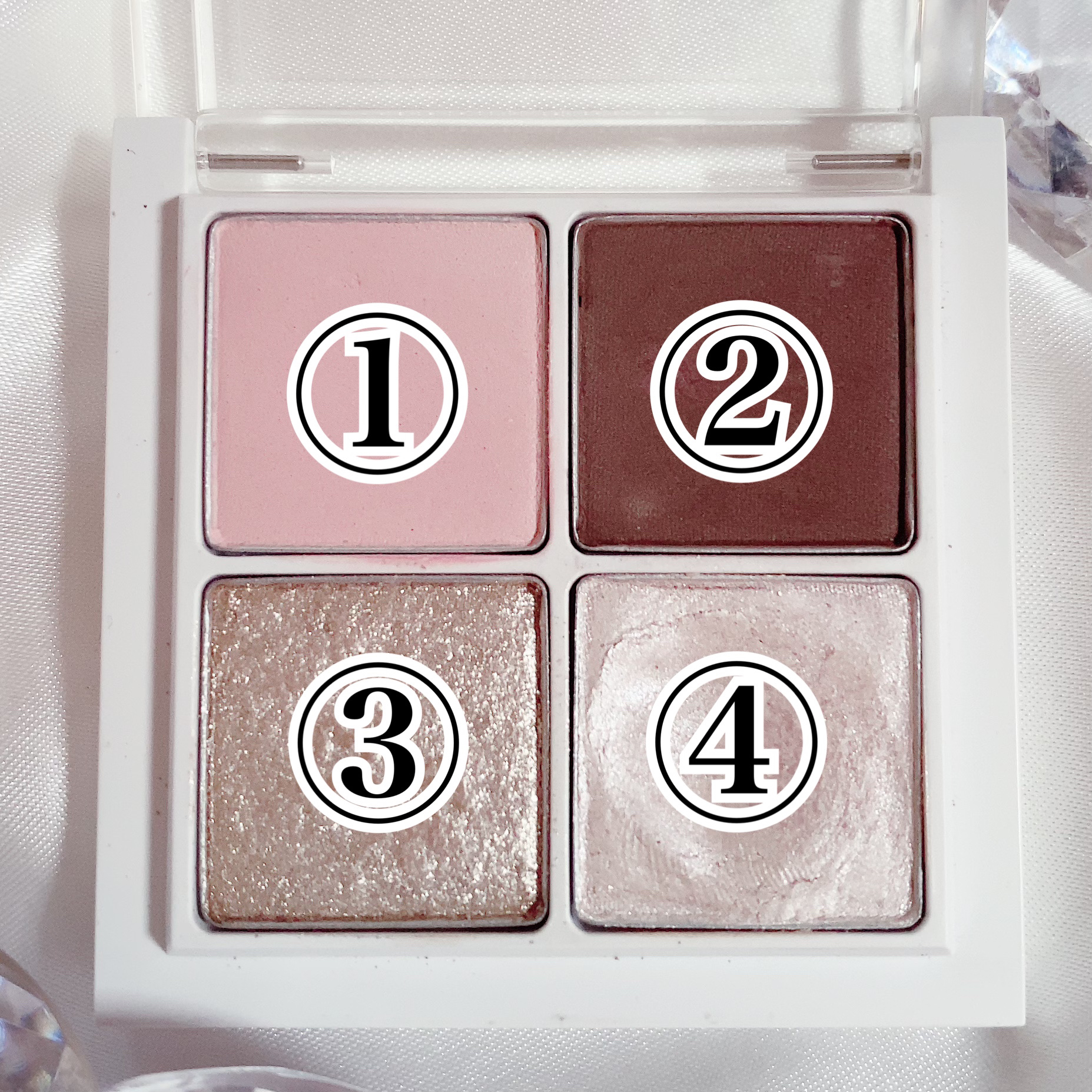 THE アイパレR/b idol/アイシャドウパレットを使ったクチコミ（3枚目）