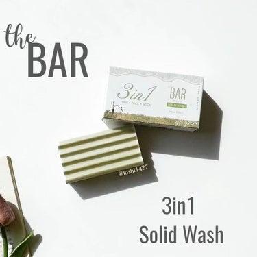 3in1 Solid Wash/The BAR /洗顔石鹸を使ったクチコミ（1枚目）